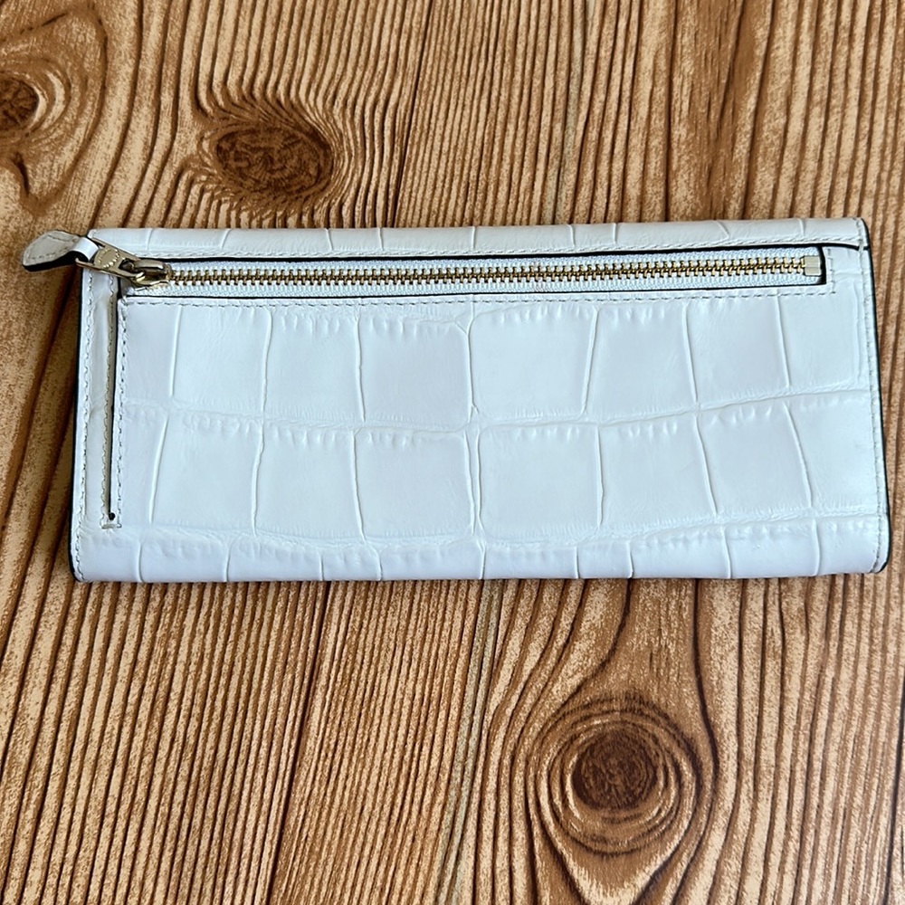 Coach Soft Wallet In Crocodile Embossed Leather - image 2